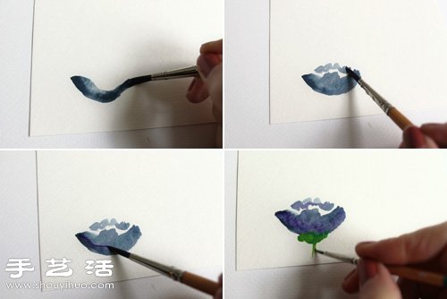 水彩畫教程：教你各種漂亮花卉的水彩畫法 -  rpnrmr.com