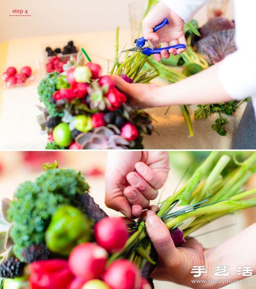 多肉植物DIY制作色彩亮麗手捧花 -  rpnrmr.com