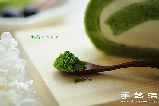 綠意盎然的抹茶天使奶酪蛋糕卷的做法 -  rpnrmr.com