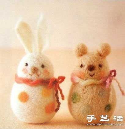 超萌手工羊毛氈動物小玩偶 -  rpnrmr.com