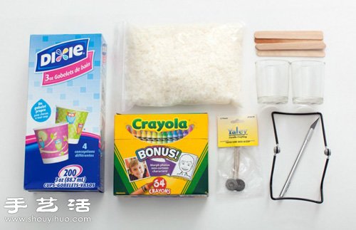 蠟筆+蠟 漂亮七彩蠟燭手工DIY教程 -  rpnrmr.com