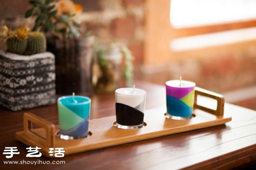 蠟筆+蠟 漂亮七彩蠟燭手工DIY教程 -  rpnrmr.com