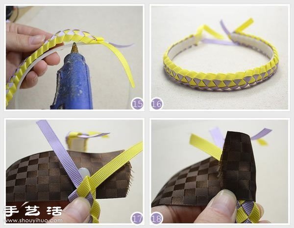 編織帶DIY手工制作小清新發(fā)箍的方法 -  rpnrmr.com