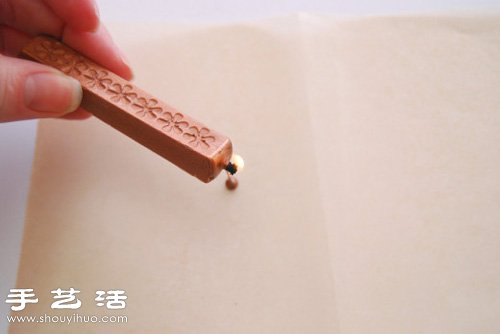 紐扣+木線軸 DIY手工制作復古蠟泥封印 -  rpnrmr.com