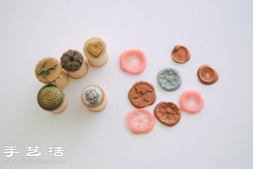 紐扣+木線軸 DIY手工制作復古蠟泥封印 -  rpnrmr.com