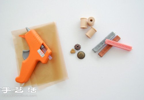 紐扣+木線軸 DIY手工制作復古蠟泥封印 -  rpnrmr.com