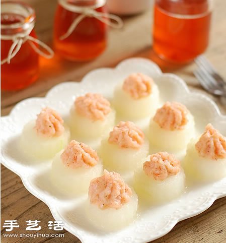 美味又好看的蝦蓉冬瓜塔的做法 -  rpnrmr.com