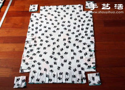 無需針線活的貓咪墊子手工制作圖解教程 -  rpnrmr.com