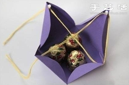 手工金字塔形狀糖果包裝盒制作圖解教程 -  rpnrmr.com