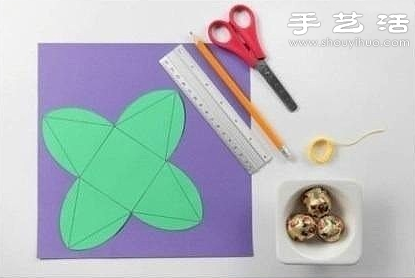 手工金字塔形狀糖果包裝盒制作圖解教程 -  rpnrmr.com