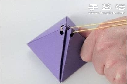 手工金字塔形狀糖果包裝盒制作圖解教程 -  rpnrmr.com
