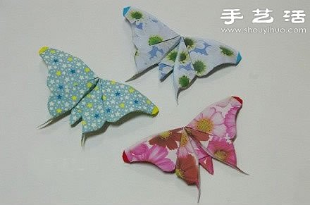 超逼真的蝴蝶折紙教程圖解 -  rpnrmr.com