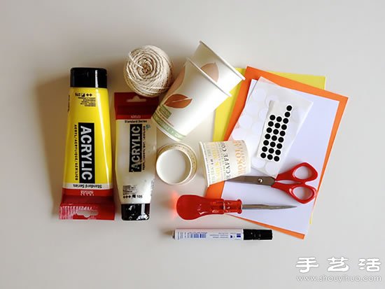 一次性紙杯手工制作可愛鴨子玩偶 -  rpnrmr.com