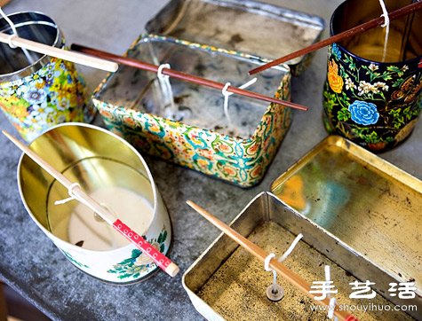 鐵罐廢物利用手工制作漂亮復(fù)古蠟燭/燭臺(tái) -  rpnrmr.com