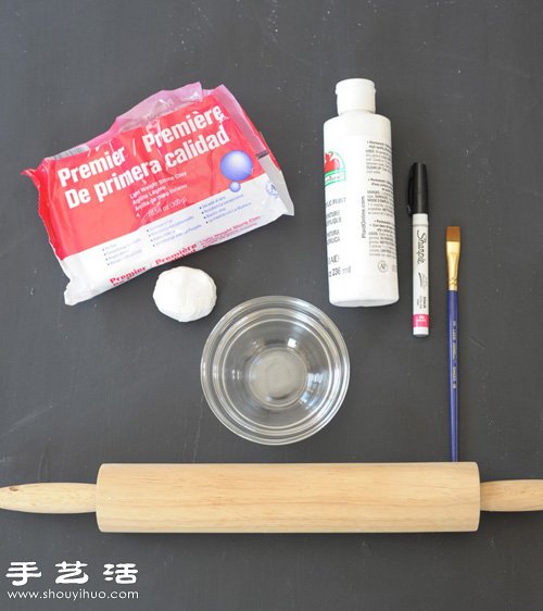 軟陶/粘土手工制作可愛兔寶寶糖果盤 -  rpnrmr.com