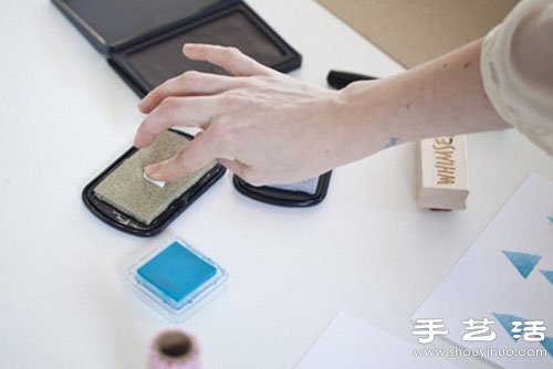 利用橡皮章原理手工DIY漂亮清新日歷 -  rpnrmr.com
