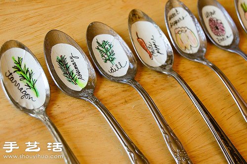 金屬勺子創(chuàng)意改造 DIY制作趣味盆栽 -  rpnrmr.com