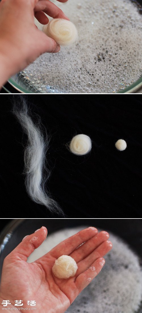 手工羊毛氈制作堅果(橡實)裝飾 -  rpnrmr.com