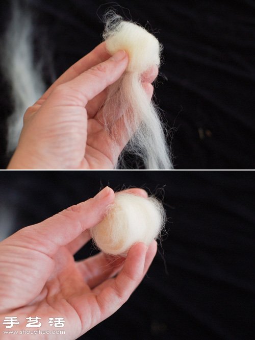 手工羊毛氈制作堅果(橡實)裝飾 -  rpnrmr.com