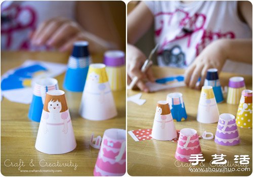 彩色紙張DIY手工制作可愛(ài)小人玩偶 -  rpnrmr.com
