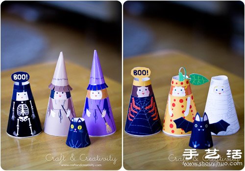 彩色紙張DIY手工制作可愛(ài)小人玩偶 -  rpnrmr.com
