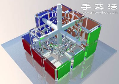 魔方結(jié)構(gòu)三維立體模型圖 -  rpnrmr.com