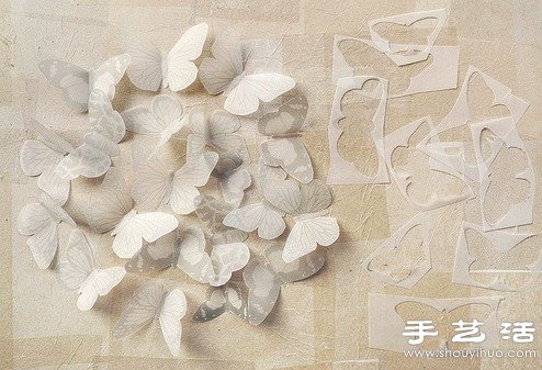 硫酸紙DIY如真似幻的紙蝴蝶 -  rpnrmr.com