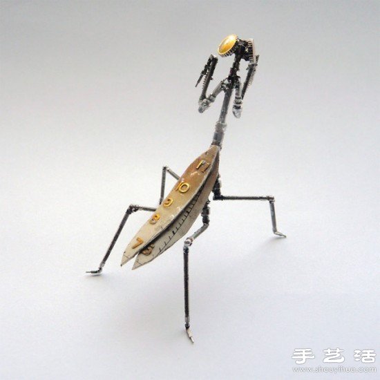 手表零部件+舊燈泡 牛人DIY機械昆蟲軍團 -  rpnrmr.com