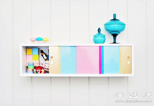 家居改造：DIY色彩炫麗墻掛收納箱 -  rpnrmr.com