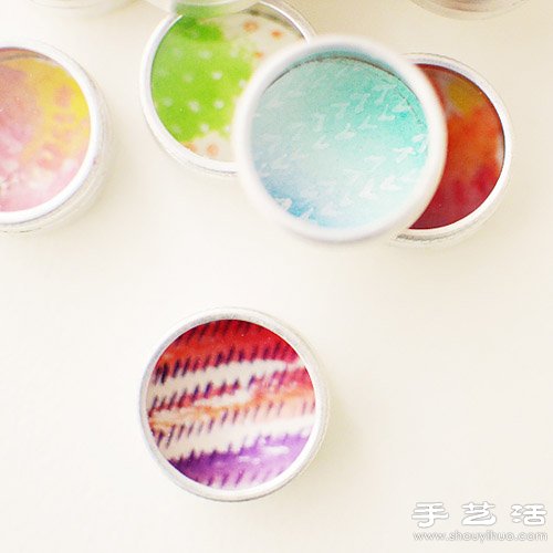 鐵盒創(chuàng)意改造 DIY夢幻般水彩圖案 -  rpnrmr.com
