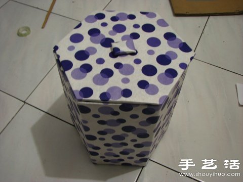 廢舊紙箱廢物利用 手工制作垃圾桶圖解 -  rpnrmr.com