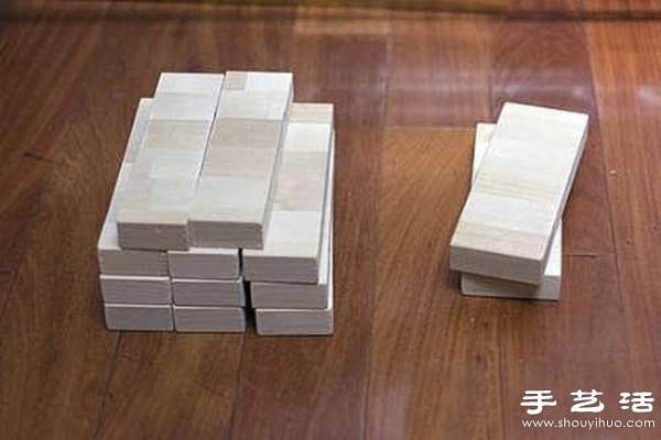 多余木地板廢物利用制作時(shí)尚創(chuàng)意書(shū)架 -  rpnrmr.com
