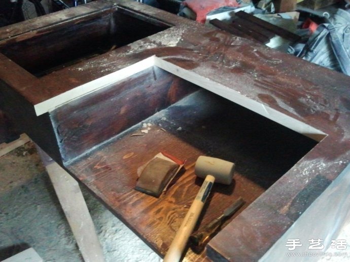 IT宅男木工DIY可變形電腦茶幾 -  rpnrmr.com