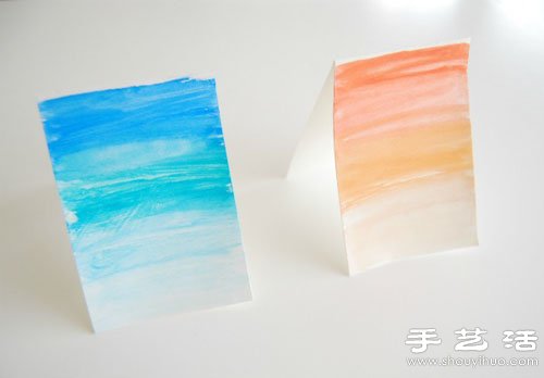 創(chuàng)意小手工：制作漂亮的水彩卡片 -  rpnrmr.com