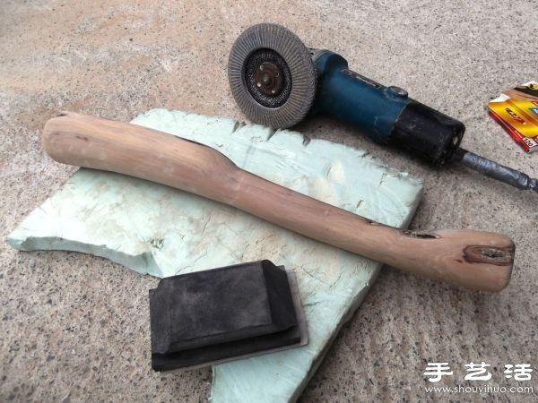 教你動手制作原始人最愛的武器——石斧 -  rpnrmr.com