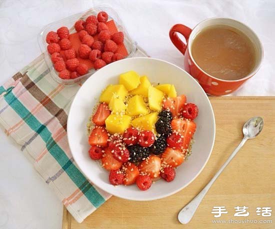 DIY精致美好的水果拼盤 -  rpnrmr.com