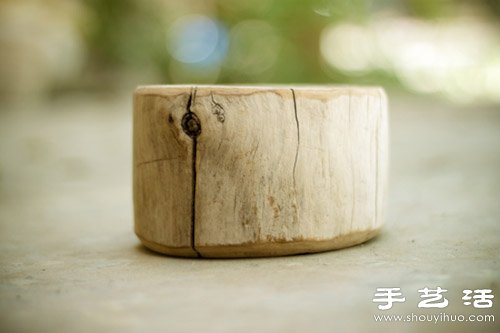 廢棄木頭變廢為寶 手工制作田園風(fēng)筆筒 -  rpnrmr.com
