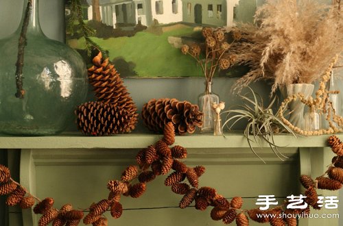 松子變廢為寶 DIY漂亮節(jié)日裝飾品 -  rpnrmr.com