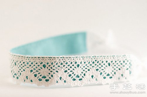 小清新蕾絲發(fā)帶的制作方法 -  rpnrmr.com