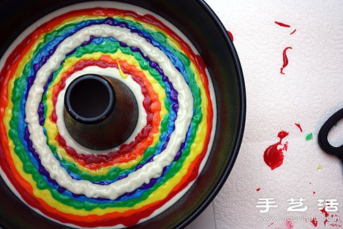 好吃好看又好玩的彩虹蛋糕做法 -  rpnrmr.com