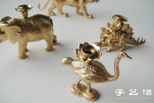 動(dòng)物玩偶創(chuàng)意改造 DIY迷你動(dòng)物蠟燭臺(tái) -  rpnrmr.com