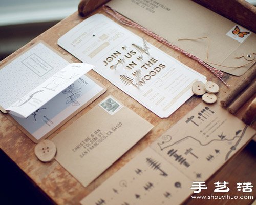 無限美好的手工制作結(jié)婚請柬 -  rpnrmr.com