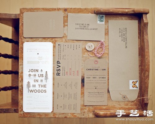 無限美好的手工制作結(jié)婚請柬 -  rpnrmr.com