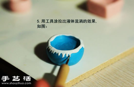 迷你軟陶盆子手工制作及其花式效果DIY -  rpnrmr.com