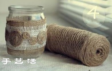 玻璃瓶廢物利用DIY森系風(fēng)格燭臺(tái) -  rpnrmr.com
