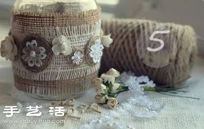 玻璃瓶廢物利用DIY森系風(fēng)格燭臺(tái) -  rpnrmr.com