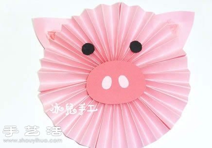 紙張+雪糕棒 手工制作可愛小豬紙扇 -  rpnrmr.com