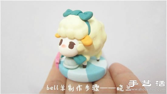 軟陶手工制作可愛(ài)綿羊MM裝飾品 -  rpnrmr.com
