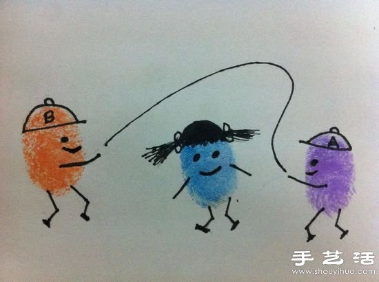 DIY超簡(jiǎn)單的兒童手指畫 -  rpnrmr.com