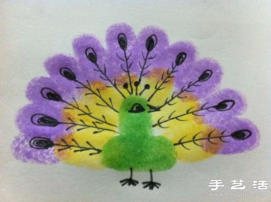 DIY超簡(jiǎn)單的兒童手指畫 -  rpnrmr.com